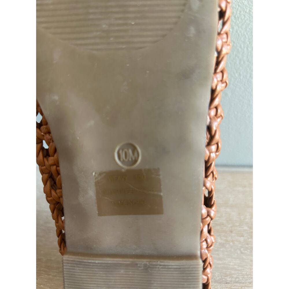 Cushionaire ballet woven brown spring flats , size 10 - Picture 5 of 5